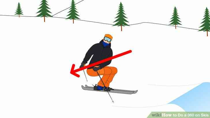 Image intitulée Faire un 360 sur des Skis à l